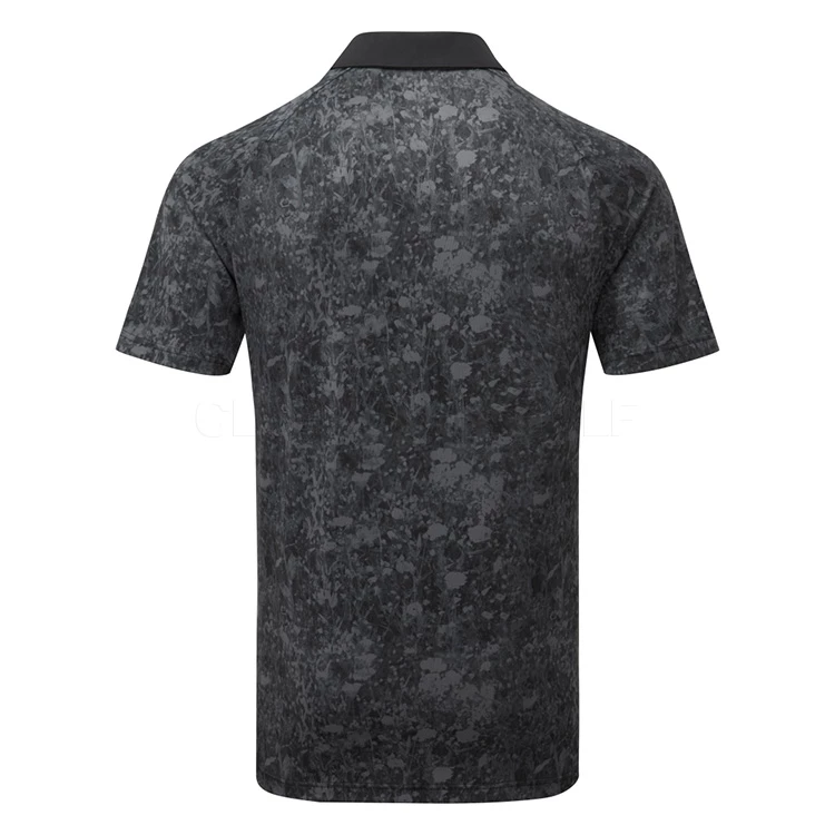 Adidas Mesh Print Golf Polo Shirt - Image 3