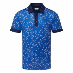Callaway X-Series All Over Chev Print Golf Polo Shirt