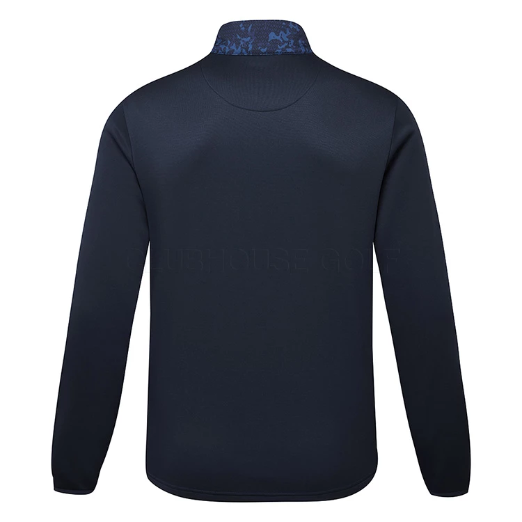 Callaway Abstract Camo Print Mixed Media Golf Wind Jacket - Image 3