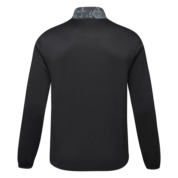 Callaway Abstract Camo Print Mixed Media Golf Wind Jacket - Image 3