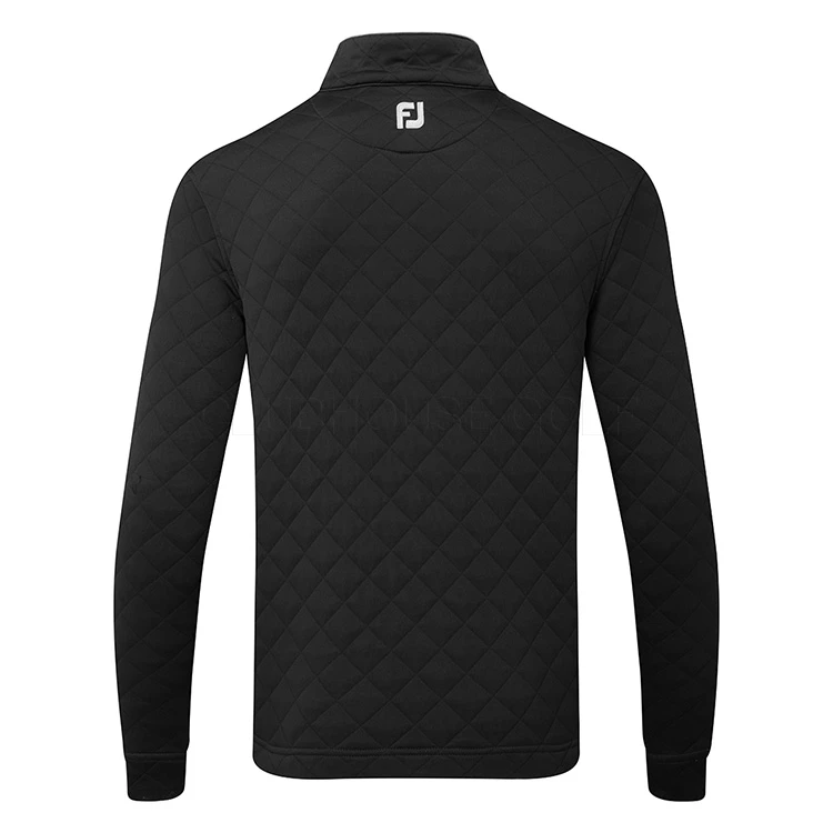 FootJoy Diamond Jacquard Chill-Out 1/4 Zip Golf Pullover - Image 3