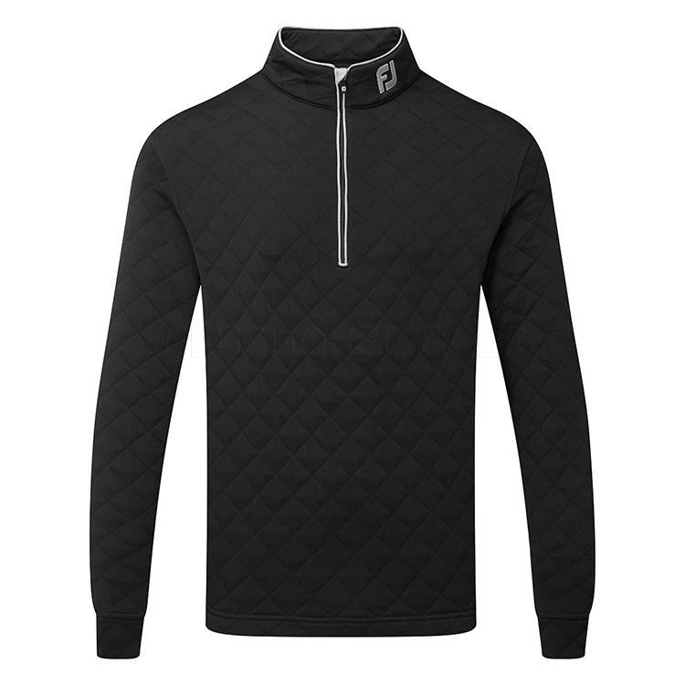 FootJoy Diamond Jacquard Chill-Out 1/4 Zip Golf Pullover
