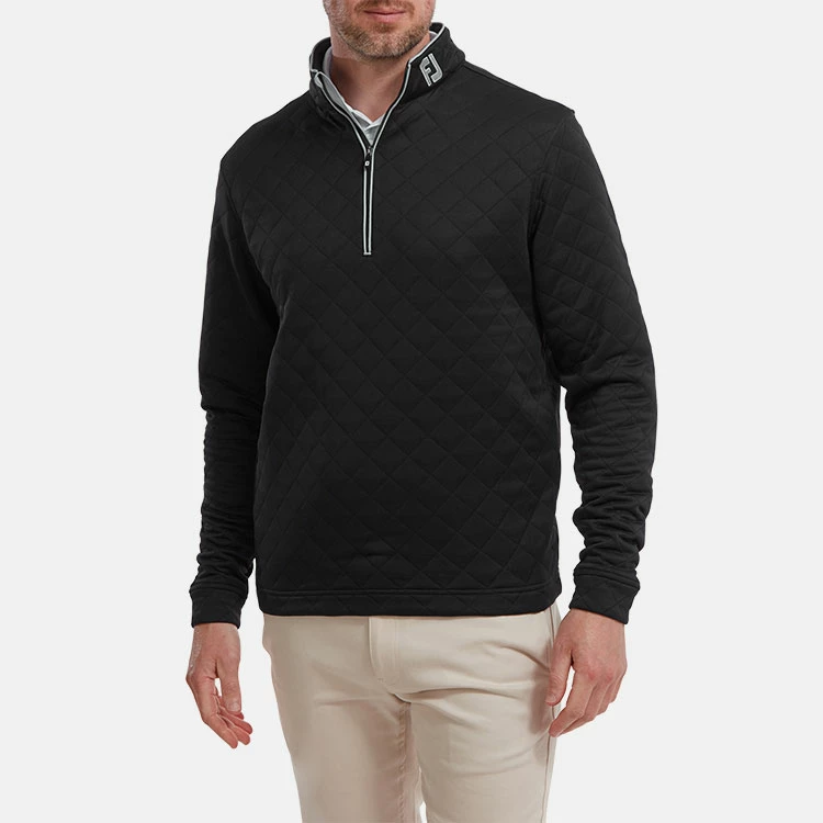 FootJoy Diamond Jacquard Chill-Out 1/4 Zip Golf Pullover - Image 4