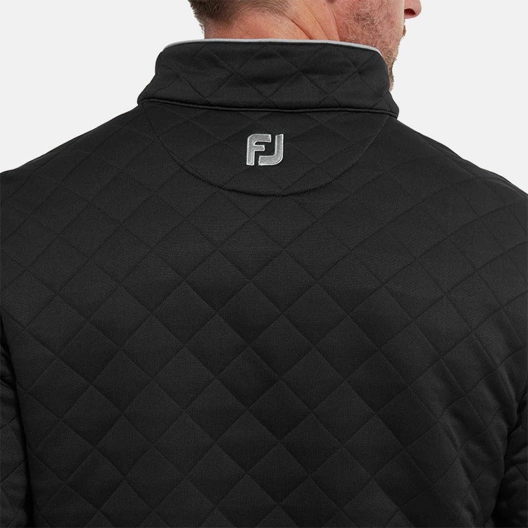 FootJoy Diamond Jacquard Chill-Out 1/4 Zip Golf Pullover - Image 5