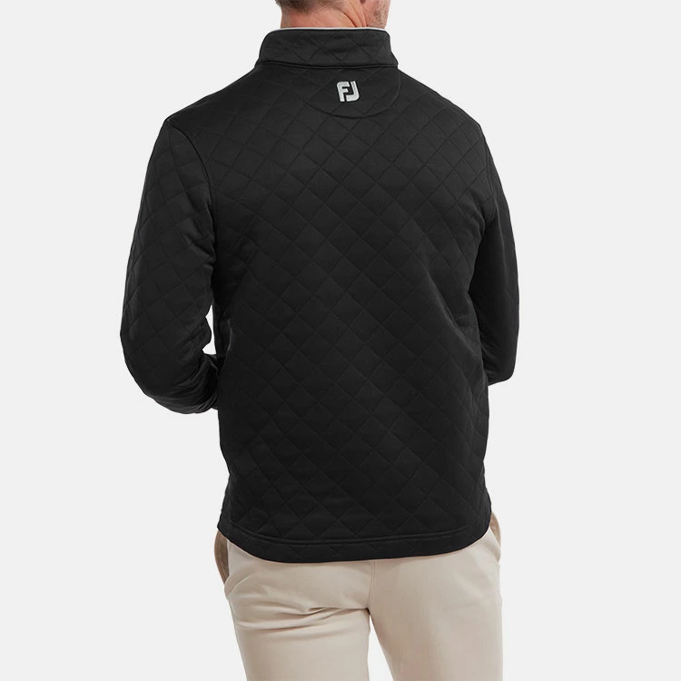 FootJoy Diamond Jacquard Chill-Out 1/4 Zip Golf Pullover - Image 6