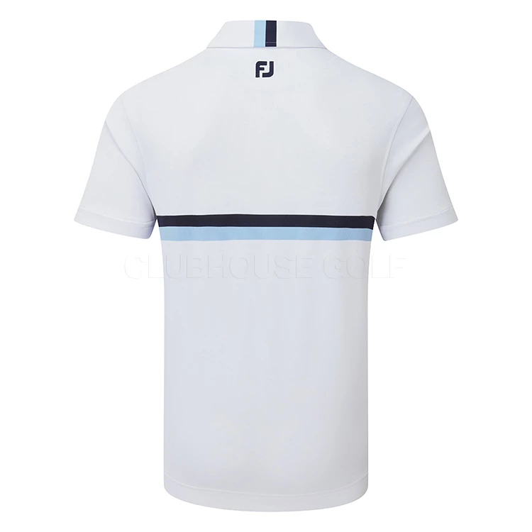 FootJoy Double Chest Band Pique Golf Polo Shirt - Image 3