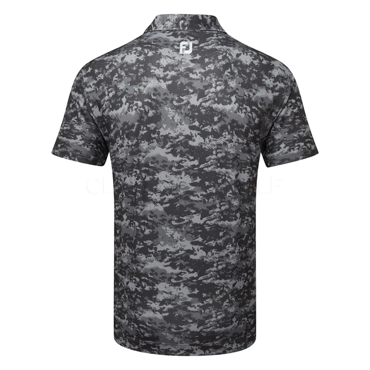 FootJoy Cloud Camo Lisle Golf Polo Shirt - Image 3