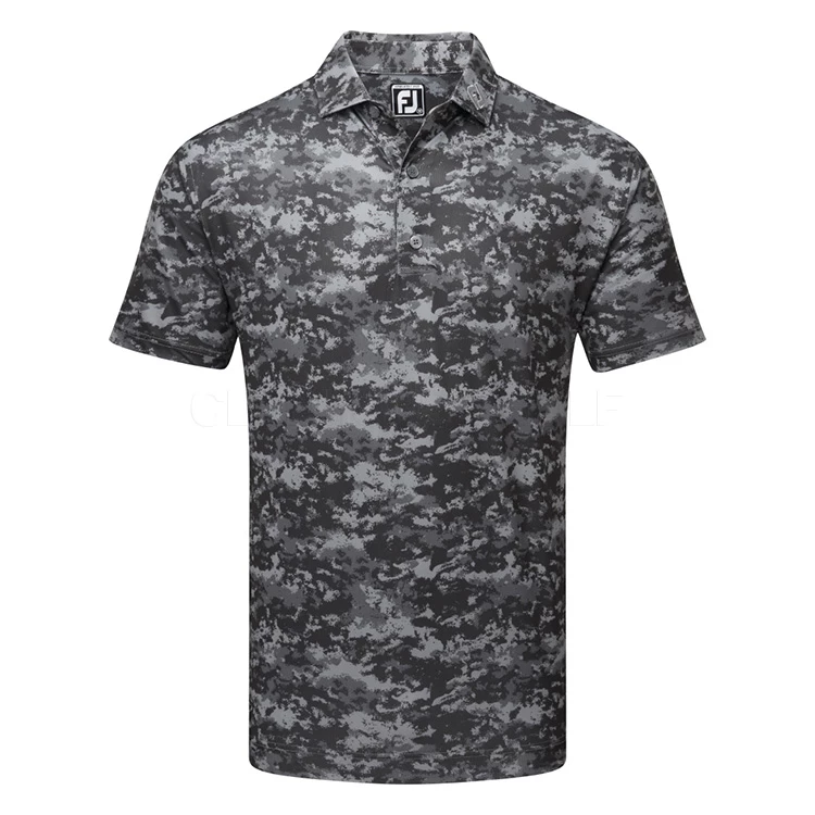 FootJoy Cloud Camo Lisle Golf Polo Shirt