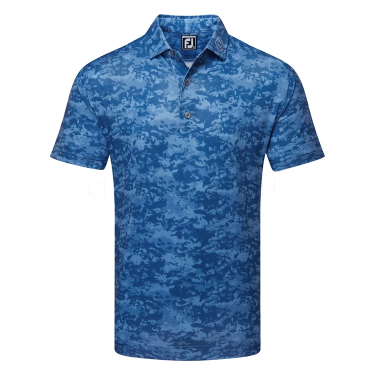 FootJoy Cloud Camo Lisle Golf Polo Shirt