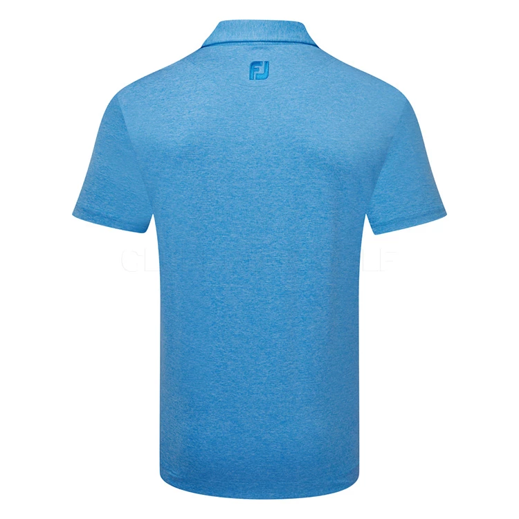 FootJoy Heather Self Collar Lisle Golf Polo Shirt - Image 3