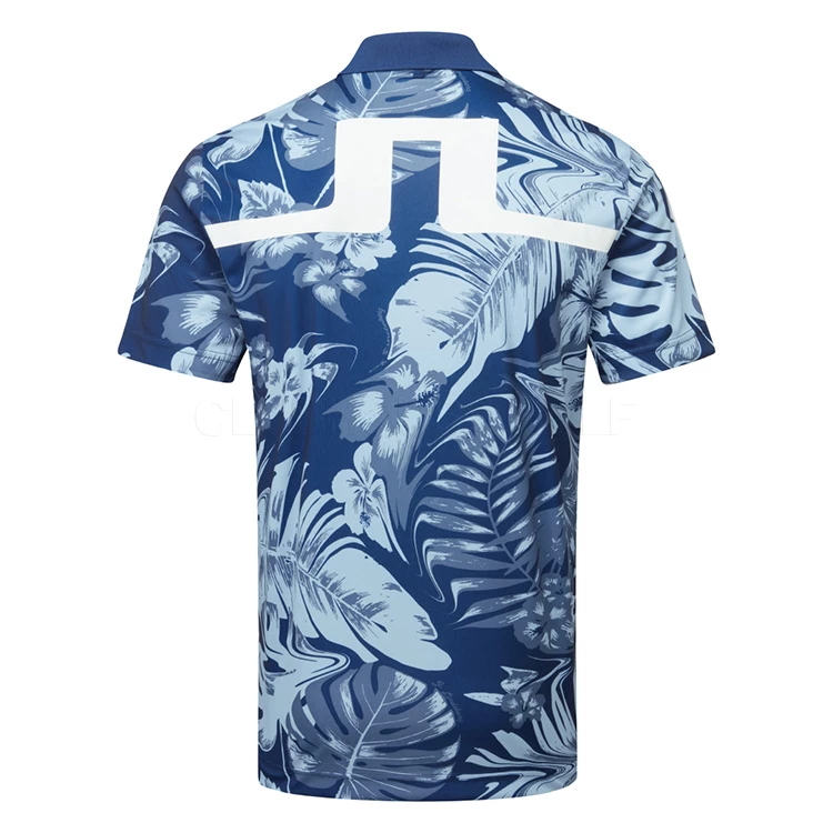Jlindeberg J.Lindeberg Martin Print Golf Polo Shirt - Image 3