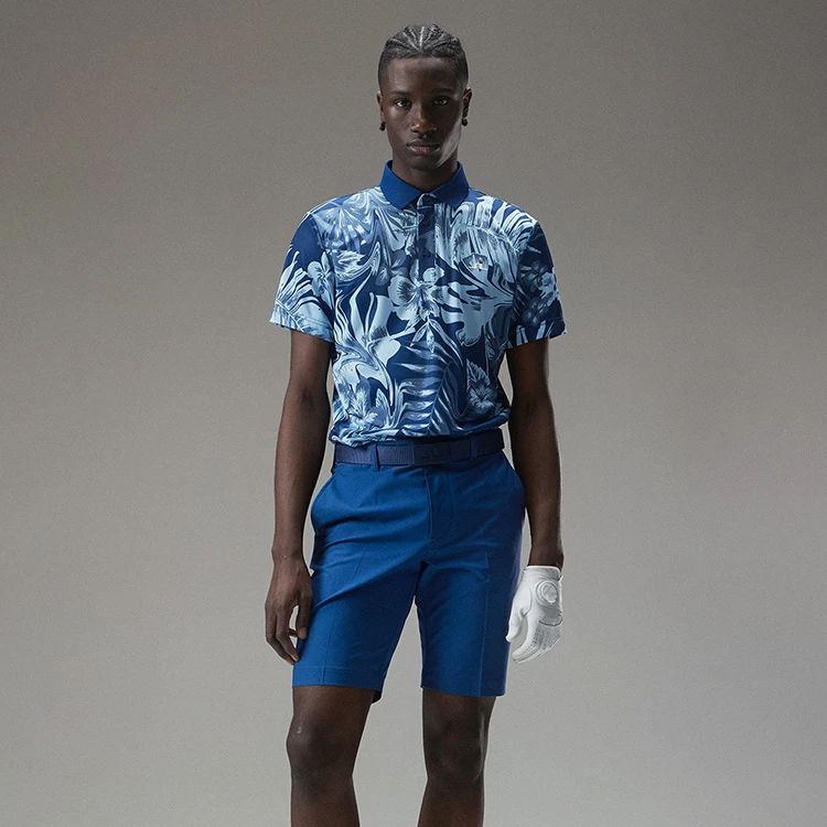 Jlindeberg J.Lindeberg Martin Print Golf Polo Shirt - Image 4