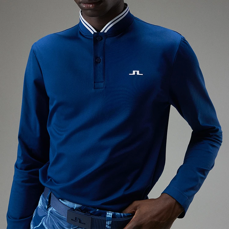 Jlindeberg J.Lindeberg Tyson Long Sleeve Golf Polo Shirt - Image 5