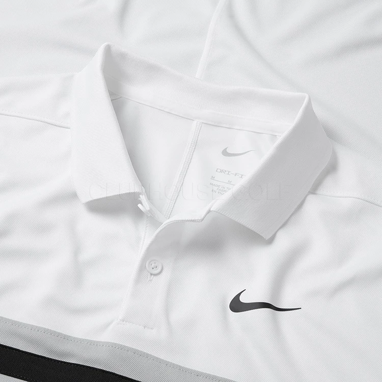 Nike Dry Victory Colourblock Golf Polo Shirt - Image 2