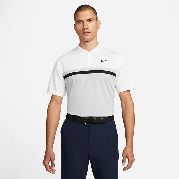 Nike Dry Victory Colourblock Golf Polo Shirt - Image 4