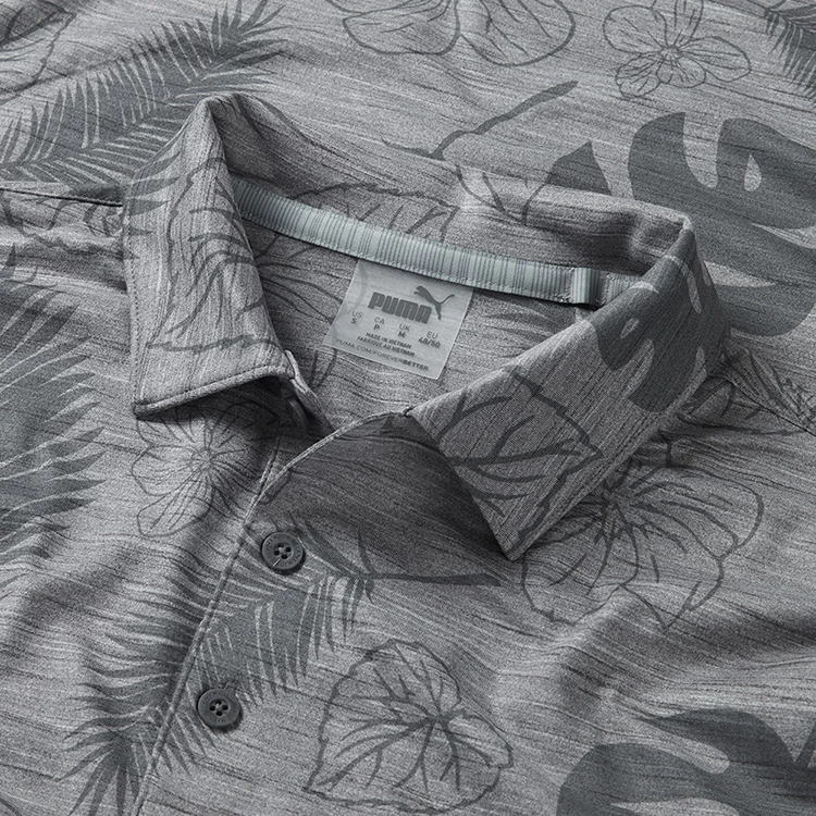 Puma Cloudspun Leaves 'n' Flowers Golf Polo Shirt - Image 2