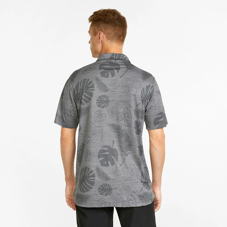 Puma Cloudspun Leaves 'n' Flowers Golf Polo Shirt - Image 6