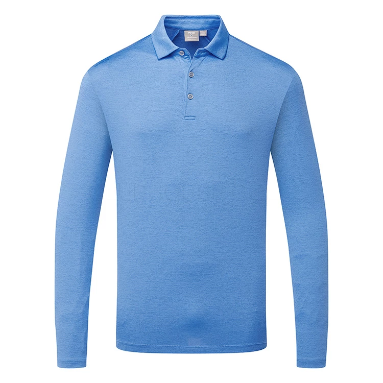 Ping Angus Long Sleeve Golf Polo Shirt