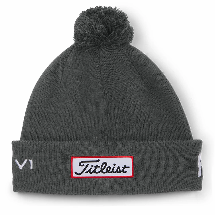 Titleist Tour Pom Pom Golf Beanie - Image 2