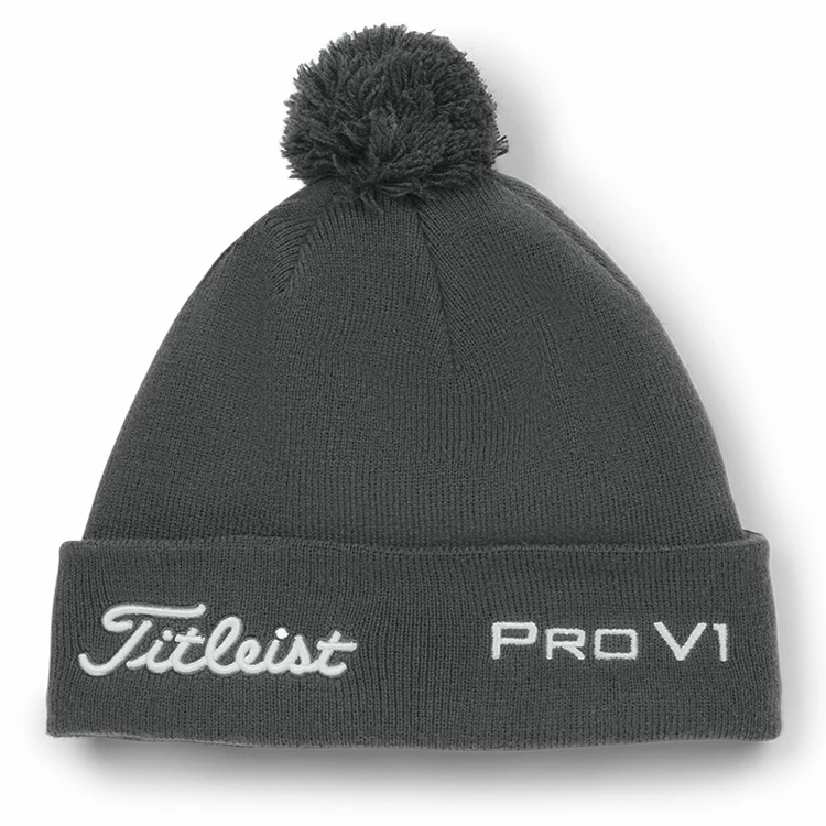 Titleist Tour Pom Pom Golf Beanie - Image 3