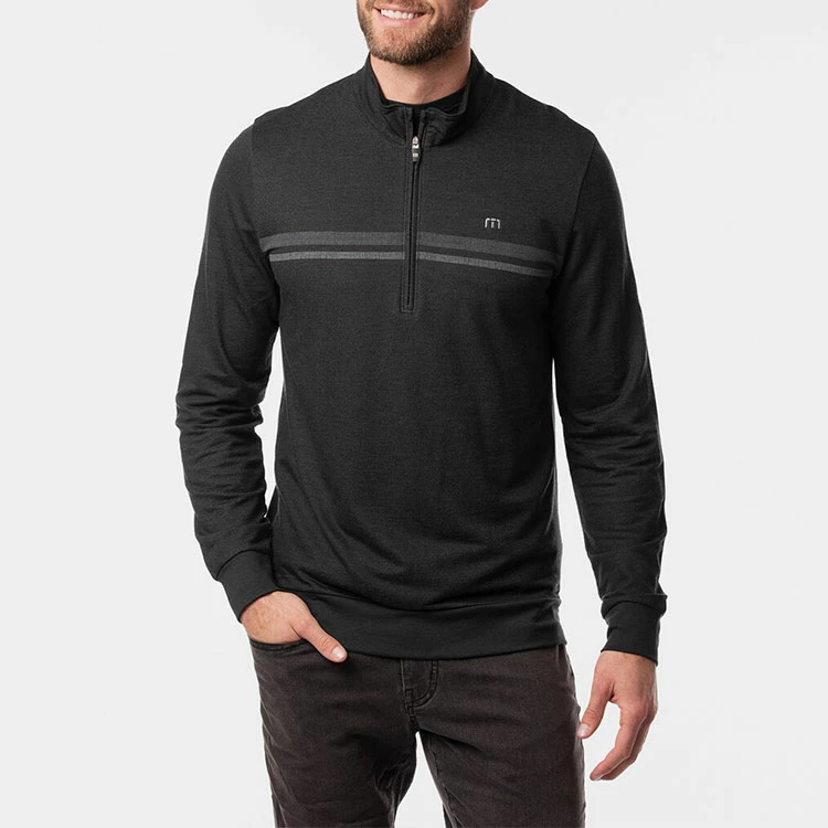 TravisMathew Hot Cocoa 1/2 Zip Golf Sweater - Image 4