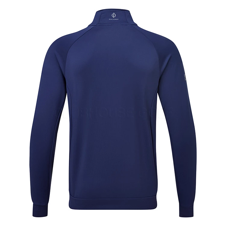 Oscarjacobson Oscar Jacobson Trent Tour 1/2 Zip Golf Sweater - Image 3