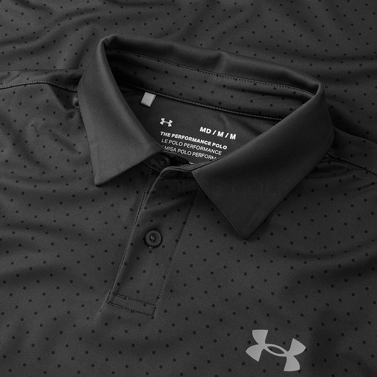 Underarmour Under Armour Performance Printed Golf Polo Shirt - Image 2