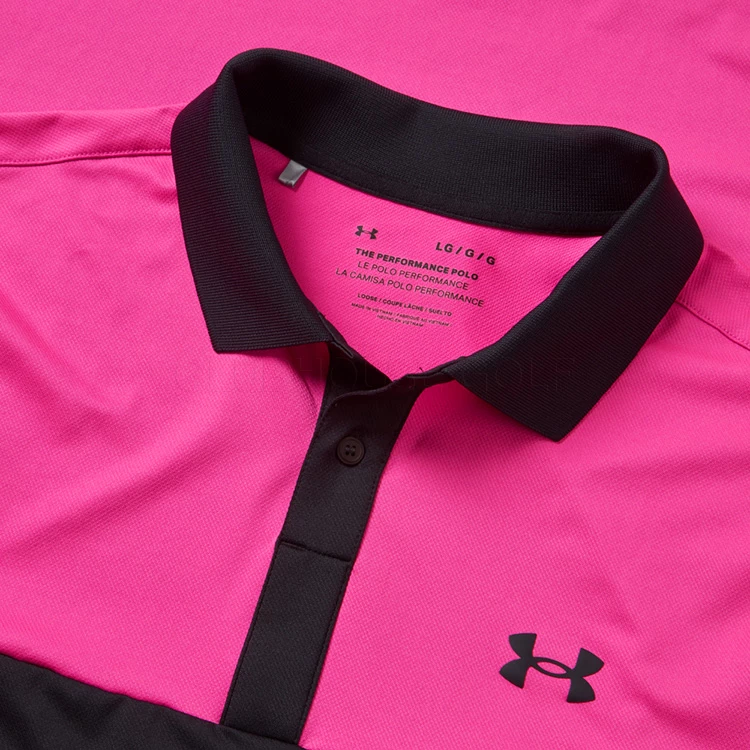 Underarmour Under Armour Performance 3.0 Colour Block Golf Polo Shirt - Image 2