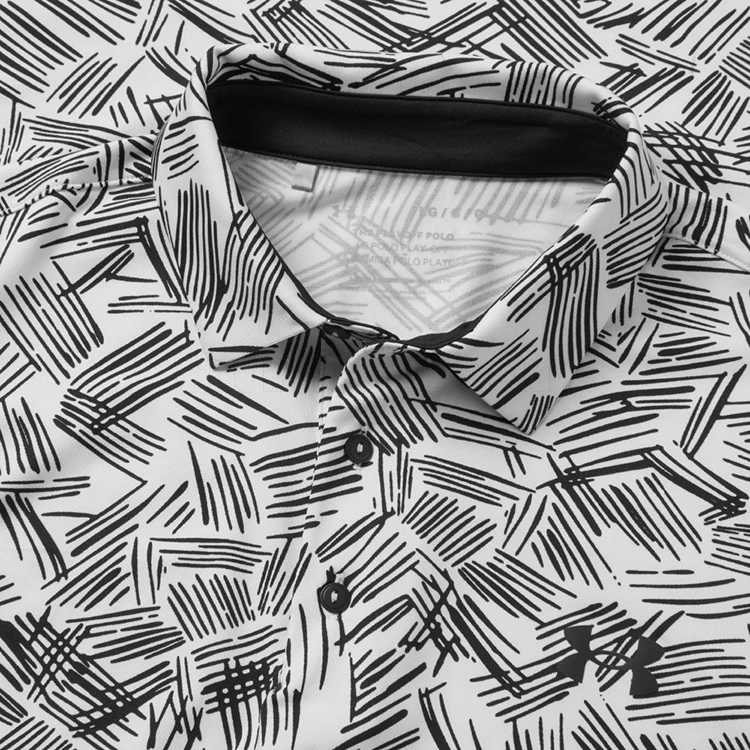 Underarmour Under Armour Playoff 3.0 Palm Sketch Stripe Golf Polo Shirt - Image 2
