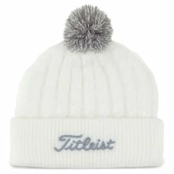 Titleist Cable Knit Pom Pom Golf Beanie