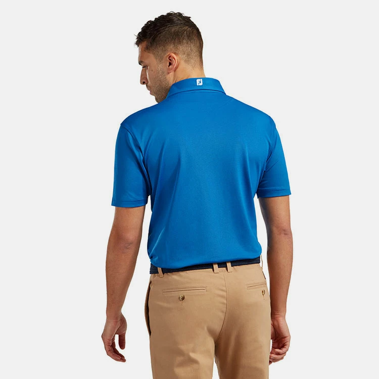 FootJoy Stretch Pique Solid Golf Polo Shirt - Image 6