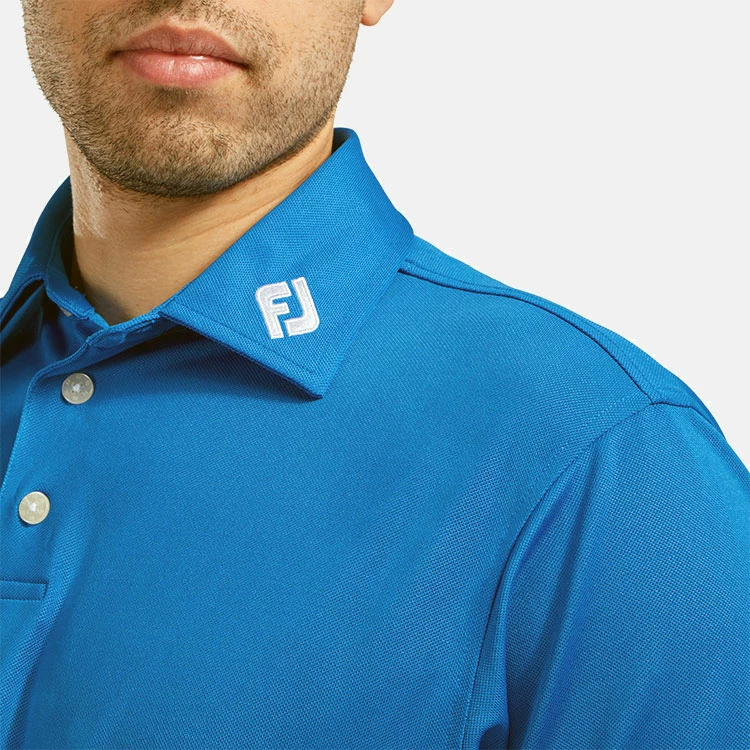 FootJoy Stretch Pique Solid Golf Polo Shirt - Image 5